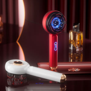 Peigne chauffant électrique en céramique sans fil, <span class=keywords><strong>brosse</strong></span> lissante portable <span class=keywords><strong>pour</strong></span> femmes, hommes, camping-car, maison, voyage, salon, démêlage <span class=keywords><strong>afro</strong></span>, lissage - Product Image 4