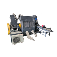 Machine de recyclage de câbles en cuivre de type sec, mini, 600, 150-300 kg/h, écologique et économe en énergie, avec moteur.