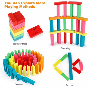 <span class=keywords><strong>Juego</strong></span> <span class=keywords><strong>de</strong></span> 54 Bloques <span class=keywords><strong>de</strong></span> Madera Educativos, <span class=keywords><strong>Juego</strong></span> <span class=keywords><strong>de</strong></span> Apilamiento, <span class=keywords><strong>Juego</strong></span> <span class=keywords><strong>de</strong></span> <span class=keywords><strong>Mesa</strong></span> Interactivo para Interiores, <span class=keywords><strong>Jenga</strong></span>, Torre <span class=keywords><strong>de</strong></span> Bloques <span class=keywords><strong>de</strong></span> Madera Ecológica Colorida - Product Image 4