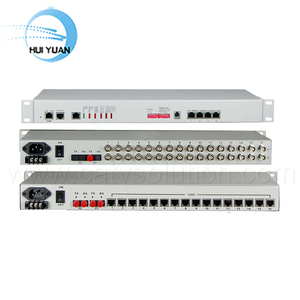 Sợi đơn SC cổng 16e1 + 4ge <span class=keywords><strong>PDH</strong></span> sợi phương tiện truyền thông chuyển đổi <span class=keywords><strong>multiplexer</strong></span> mà không cần SNMP cho sợi quang thiết bị - Product Image 1