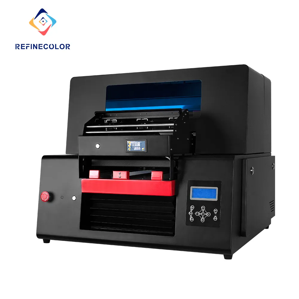 Refinecolor A3 Inkjet Hot A3 DTG Printer Canvas Printing Machine With Textile Ink For Fabric
