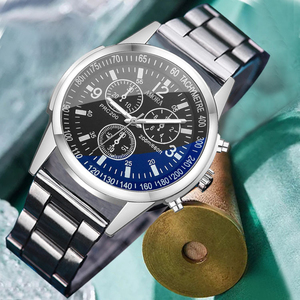 New stylish business leather strap <b>watch</b> for men quartz wristwatch for students - Product Image 4