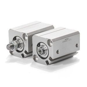 Cilindro AIRTACS Serie <span class=keywords><strong>SCQ</strong></span> Nuevo y Original ACQ16X10 ACQ16X15 ACQ16X20 ACQ16X25-B/S/SB Ultra Delgado y Compacto - Product Image 1