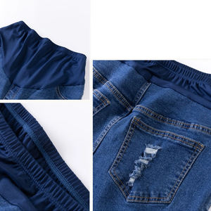 Short de maternité d'été respirant avec soutien abdominal Pantalon court <span class=keywords><strong>taille</strong></span> haute pour femmes enceintes - Product Image 6