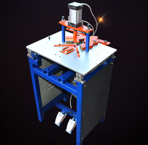 Máquina de clavado de esquinas CNC con pedal, equipo de fabricación de clavos de cilindro de un solo punto para marcos de fotos - Product Image 4