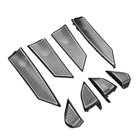 Coques d'enceintes en acier inoxydable or/argent avec éclairage d'ambiance pour BMW Nouvelle X3 G45, accessoires de garniture intérieure de voiture
