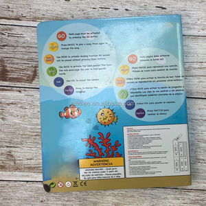 Enfants Enfants Impression Personnalisée Apprentissage Bilingue Espagnol Anglais interactif <span class=keywords><strong>Pictionary</strong></span> Sound Book - Product Image 5