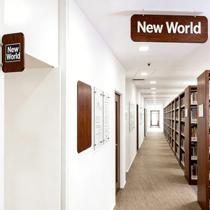 Señales de Orientación Personalizadas para Campus Universitarios con Flechas Direccionales para Dormitorios, Bibliotecas y Cafeterías - Product Image 2