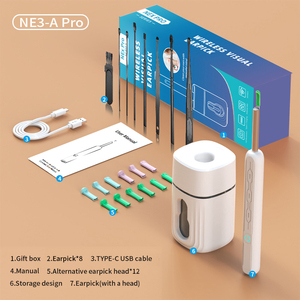 Limpiador <span class=keywords><strong>de</strong></span> Oídos Inalámbrico NE3-A PRO8 con Cámara HD, Removedor <span class=keywords><strong>de</strong></span> Cera Visual Inteligente con Base <span class=keywords><strong>de</strong></span> Almacenamiento y Kit Adicional <span class=keywords><strong>de</strong></span> 8 Piezas - Product Image 6