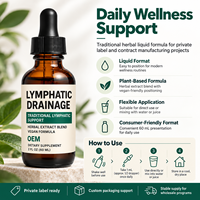 Gouttes de soutien lymphatique végétaliennes – Mélange moderne d'extraits végétaux à base de plantes pour le bien-être quotidien – Complément liquide personnalisé en marque blanche