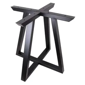 Kaki meja spider logam dapat diatur tugas berat kaki meja makan kaki meja makan logam uk kayu atas furnitur hadiah Natal