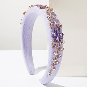 Diadema de Lujo con Forma de Hoja, con Pedrería y Diamantes, Ajustable, Accesorio para el Cabello para Fiestas - Product Image 4