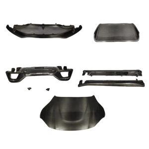 Kit de carrocería estilo TM fibra de carbono seca parachoques delantero labio falda lateral capó difusor trasero para <span class=keywords><strong>Aston</strong></span> <span class=keywords><strong>Martin</strong></span> Vantage 2018-2019 - Product Image 1
