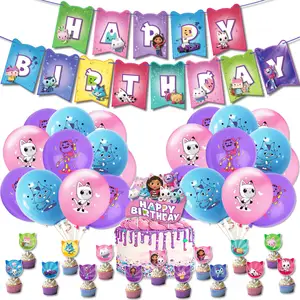 ईस्टर थीम बच्चों को पार्टी बच्चों दीवार सजावट उपहार आइटम गुब्बारा सेट जन्मदिन सजावट पार्टी आपूर्ति बैनर केक अव्वल