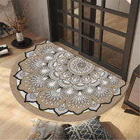 Tapis de porte pour la maison en PVC rembourré, lavable, ergonomique, confortable, imperméable, résistant à l'huile, antidérapant, facile à nettoyer