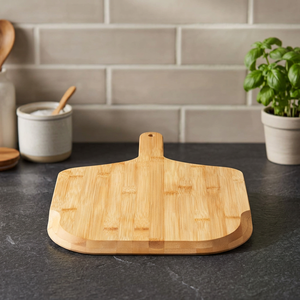 Pelle à pizza en bambou avec manche en bois, outil de cuisine durable pour la cuisson et le service de la pizza - Product Image 2