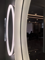 BATHNOLOGY Design moderne Smart LED miroir rond largement utilisé pour les projets de salle de bain Villa & Hotel mural
