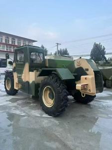 Wheel <span class=keywords><strong>Loader</strong></span> Boom Teleskopik Bekas Merek Cina 4WD Dengan Garpu Depan - Product Image 5