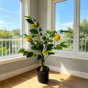 Vivid Juicy Round Citrus Fruit Foliage with plump vivid fruits for courtyard landscaping shop window festival fresh pastoral - Product Image 4
