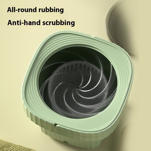 Mini <span class=keywords><strong>Lave</strong></span>-<span class=keywords><strong>linge</strong></span>/sécheuse automatique à chargement par le haut, pliable, tout-en-un, en plastique, électrique, pour la maison, le dortoir ou l'utilisation en camping-car - Product Image 3