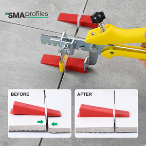 Modern <strong>Tile</strong> <strong>Spacers</strong> &amp; <strong>Leveling</strong> System Plastic Clips for Exterior Flooring <strong>Tiles</strong> 3-Year Warranty Easy Installation - Product Image 2