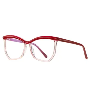 Marco TR90 de gafas, gafas ópticas de diseñador para miopía, gafas con logotipo personalizado, Marco óptico