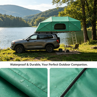 Tente de camping sur toit de voiture à énergie solaire, tente rigide pour 4 personnes, pour un camping écologique hors réseau, facile à transporter