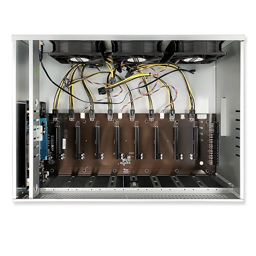 Чехол для Рига 8gpu карты psu Zet Rig 847 чехол Univealonda Graphic Mrsotherboard PSU 1800W