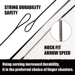Old Mountain <span class=keywords><strong>Archery</strong></span> Fastflight Preto 652 Cordas Arco e Setas Bowstring <span class=keywords><strong>Archery</strong></span> BCY Bow String - Product Image 4