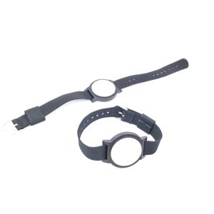 สายรัดข้อมือไนลอน RFID ปรับขนาดได้ พร้อมหัวเข็มขัดโลหะความถี่สูง GSC 13.56MHZ - Product Image 4