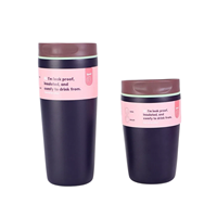 Gobelet isotherme pour enfants en acier inoxydable de 12 oz, à double paroi, isolé sous vide, anti-fuite, avec couvercle, design de dessin animé pour l'école
