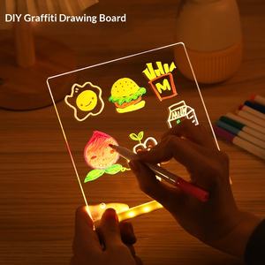 Pizarra de Dibujo Infantil Borrable Transfronteriza, Juguete <span class=keywords><strong>Luminoso</strong></span> Hecho a Mano, Pizarra para Escribir, para Niños de 7 a 14 Años, Varios Tamaños - Product Image 3