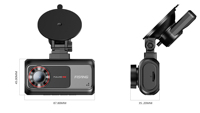 Caméra embarquée OEM/ODM 3,18 pouces 4K HD avant, 2,5K arrière, double objectif, WIFI, surveillance de stationnement 24H, GPS, enregistrement en time-lapse, DVR