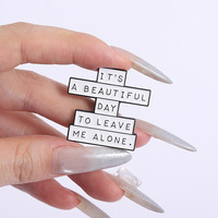 Pin de esmalte al por mayor con citas divertidas para el trabajo: No sé qué estoy haciendo. Insignia de actitud de vida y autodivulgación. Regalo.