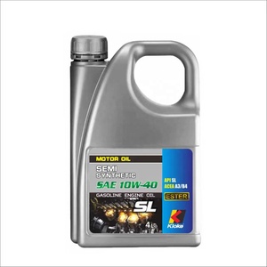 Popular API SL ACEA A3/B4 Certified Gasoline Engine Lubricant 4L <strong>10W40</strong> SL <strong>Semi</strong> <strong>Synthetic</strong> Motor <strong>Oil</strong> - Product Image 3