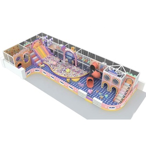 Équipement de parc d'attractions intérieur personnalisé, piscine à balles, toboggan, installations avec centre de jeux intérieur - Product Image 1