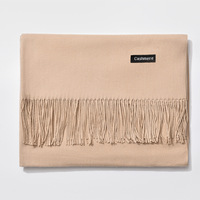 Écharpe Pashmina en Faux Cachemire de Couleur Unie Bon Marché Châles pour Femmes