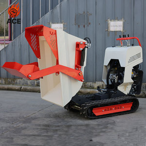 Mini-dumper 500 kg à chenilles entièrement hydraulique avec mélangeur, livraison gratuite, mini-dumper agricole et de jardin 800 kg - Product Image 5