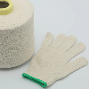 Gants de tricot en coton durables 600g/douzine, antidérapants, anti-chaleur, anti-coupure, avec manchette de sécurité, respirants, sans silicone, pour le travail, unisexe - Product Image 1
