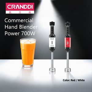 Mixeur Plongeant Électrique Commercial 700W avec Moteur Sans Balais, Mélange Haute Vitesse, Lame en Acier Inoxydable 304 et Fouet - Product Image 6