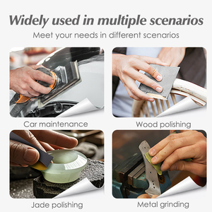 Giấy nhám GIRT 120 để 3000 cát giấy được sử dụng với chà nhám khối Sander ướt khô sandpapers mài mòn 9x3.6inch - Product Image 6