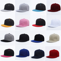 Gorra Deportiva de Poliéster con Visera Plana, Transpirable, Estilo Hip Hop, con Cierre a Presión, Fabricada en China