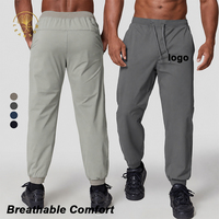 Pantalon de jogging personnalisé pour homme avec cordon de serrage, séchage rapide, pour le sport, la course, la gym et l'entraînement en extérieur