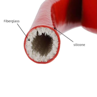 Manchon thermique en fibre de verre enduit de silicone, résistant aux hautes températures, haute résistance à la traction, -60°C à 1650°C, certifié CE RoHS