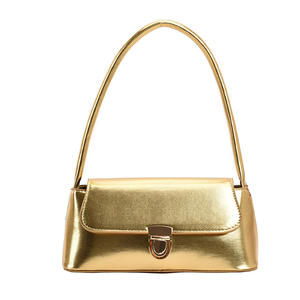 Bolso Tote Casual de Diseñador, Marcas Famosas, Bolso de Hombro Acolchado de PU para Mujer, con Cierre y Cadena, de Lujo - Product Image 6