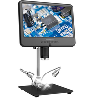 Andon star AD210 Digital mikroskop 10,1 "Einstellbares Reparatur werkzeug für LCD-Elektronik Mikroskop PCB SMD Löten 260-fache Vergrößerung