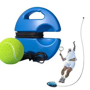 Pelota de rebote con cuerda para entrenamiento de tenis, herramienta de práctica para adultos o niños principiantes