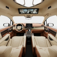 Nouvelle Toyota Sienna Luxe Modifiée MPV Van d'Affaires LHD Hybride Essence 7 Places Sièges Avion Plancher Teck TV Réfrigérateur