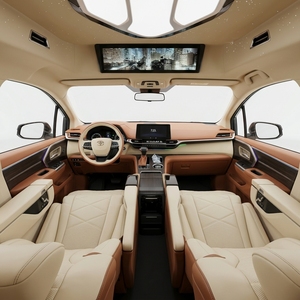 Nouvelle Toyota Sienna Luxe Modifiée MPV Van d'Affaires LHD Hybride Essence 7 Places Sièges Avion Plancher Teck <span class=keywords><strong>TV</strong></span> Réfrigérateur - Product Image 3
