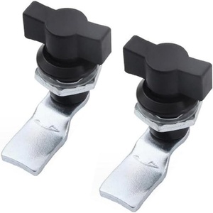 10-Pack Thumb Turn Latches – 1-1/8 Inch Cabinet Latch For RV, Toolbox & Drawers, Chrome Finish - View #7